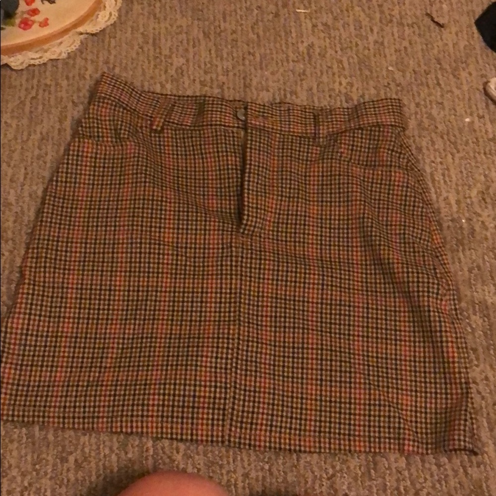 brandy Melville plaid skirt